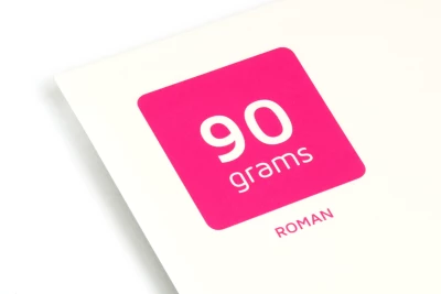 Print your reading books on Roman 90 grams cream paper