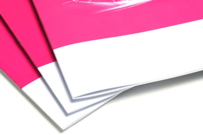 Program book folded as a brochure