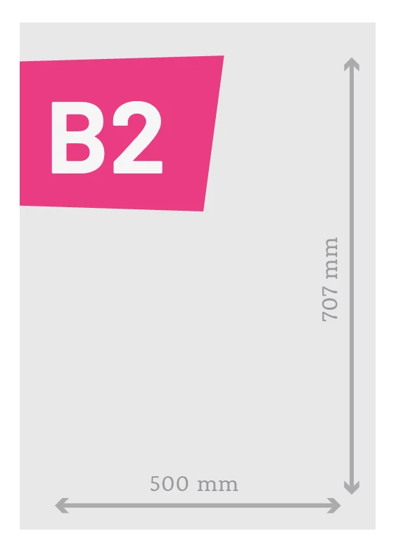 Simple B2 Design How big is B2? | Print&Bind