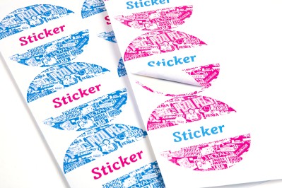 Have stickers printed: cheap, fast and high quality