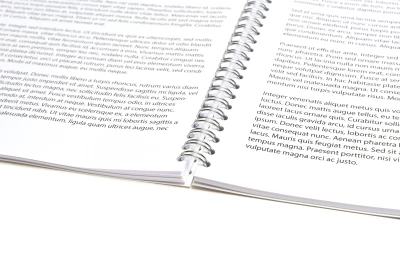 Order your prints online and bind with a Wire-O