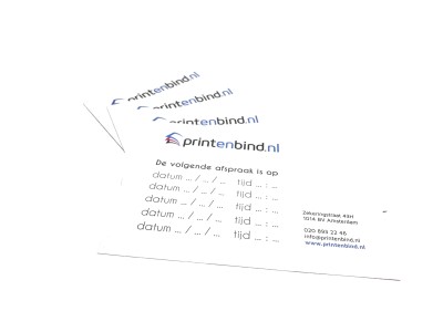 Quickly print your high quality appointment cards