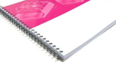 Printed college notebook with own design delivered quickly
