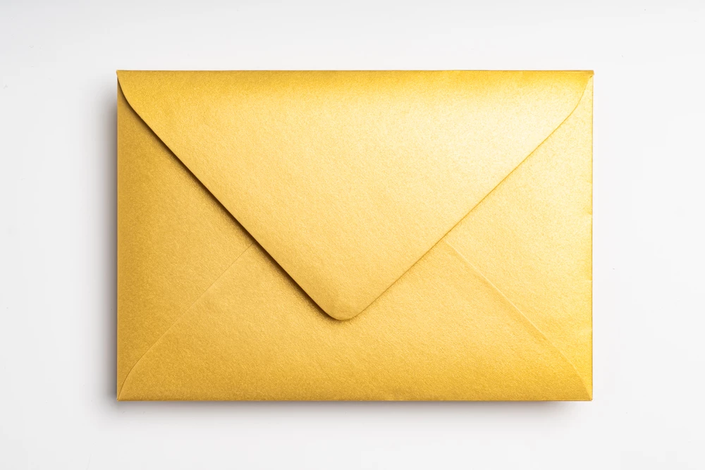 Envelop Goud Metallic