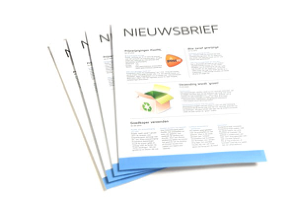 Laat je nieuwsbrieven online drukken bij Printenbind.nl