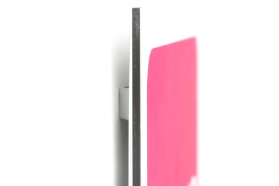 Invisible wall mounting with metal mounting plate