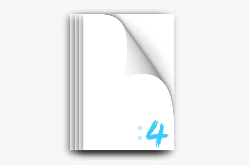 Aantal pagina's deelbaar door 4