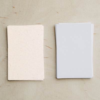 Kraft, wit papier of polyester blanco stickervel kopen
