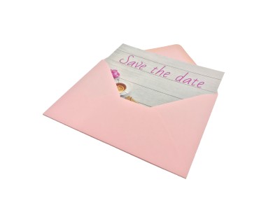 Nu ook save the date kaarten met envelop!