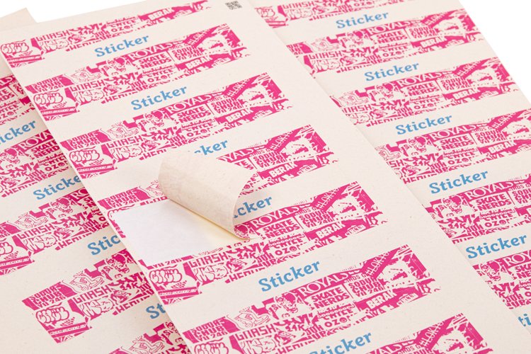 Oneffenheden Brullen bedreiging Eigen ontwerp stickervel goedkoop online printen | Print&Bind