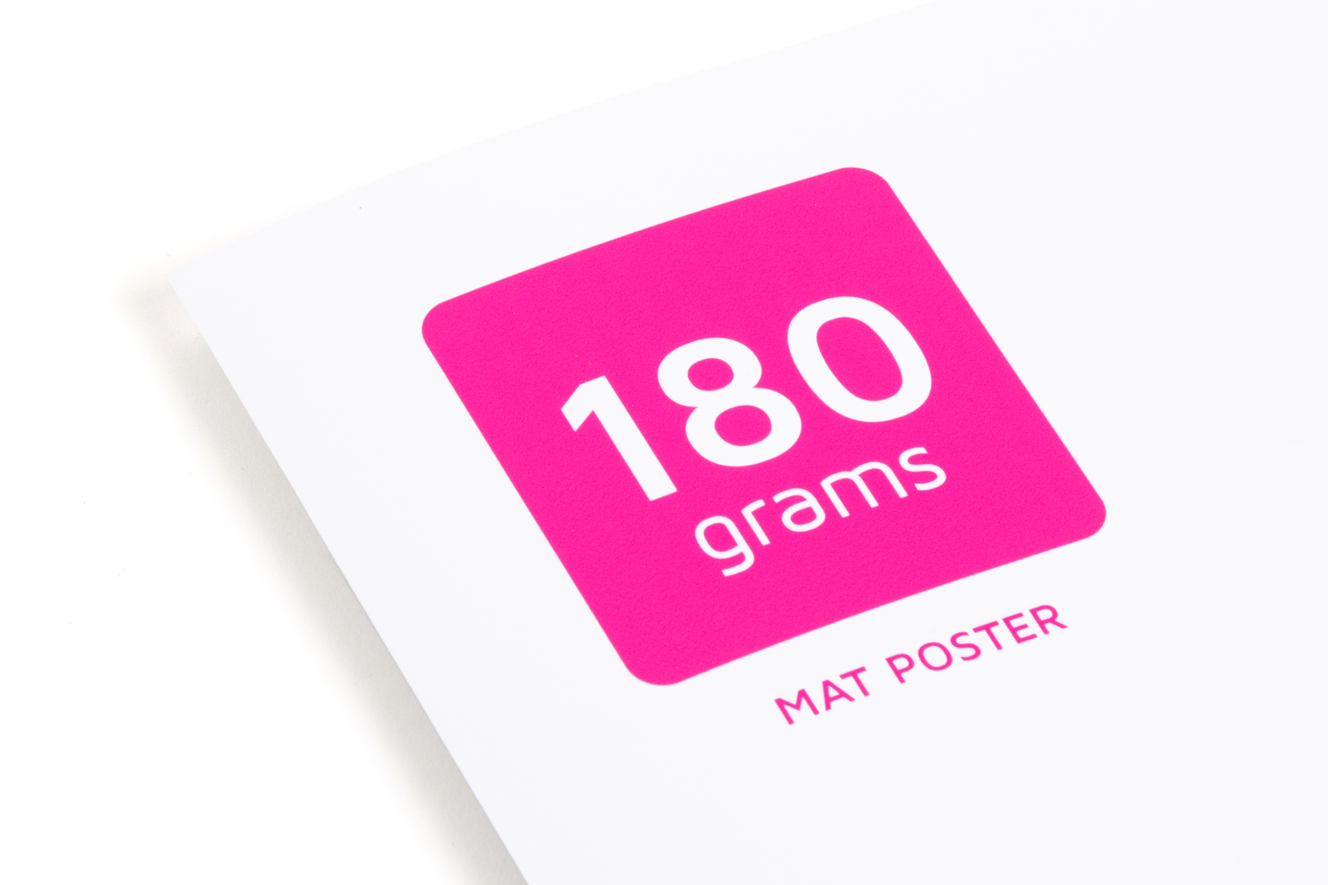 Papiersoort Poster 180 grams mat Print&Bind