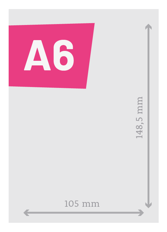 Hoe groot is het A6 | Print&Bind