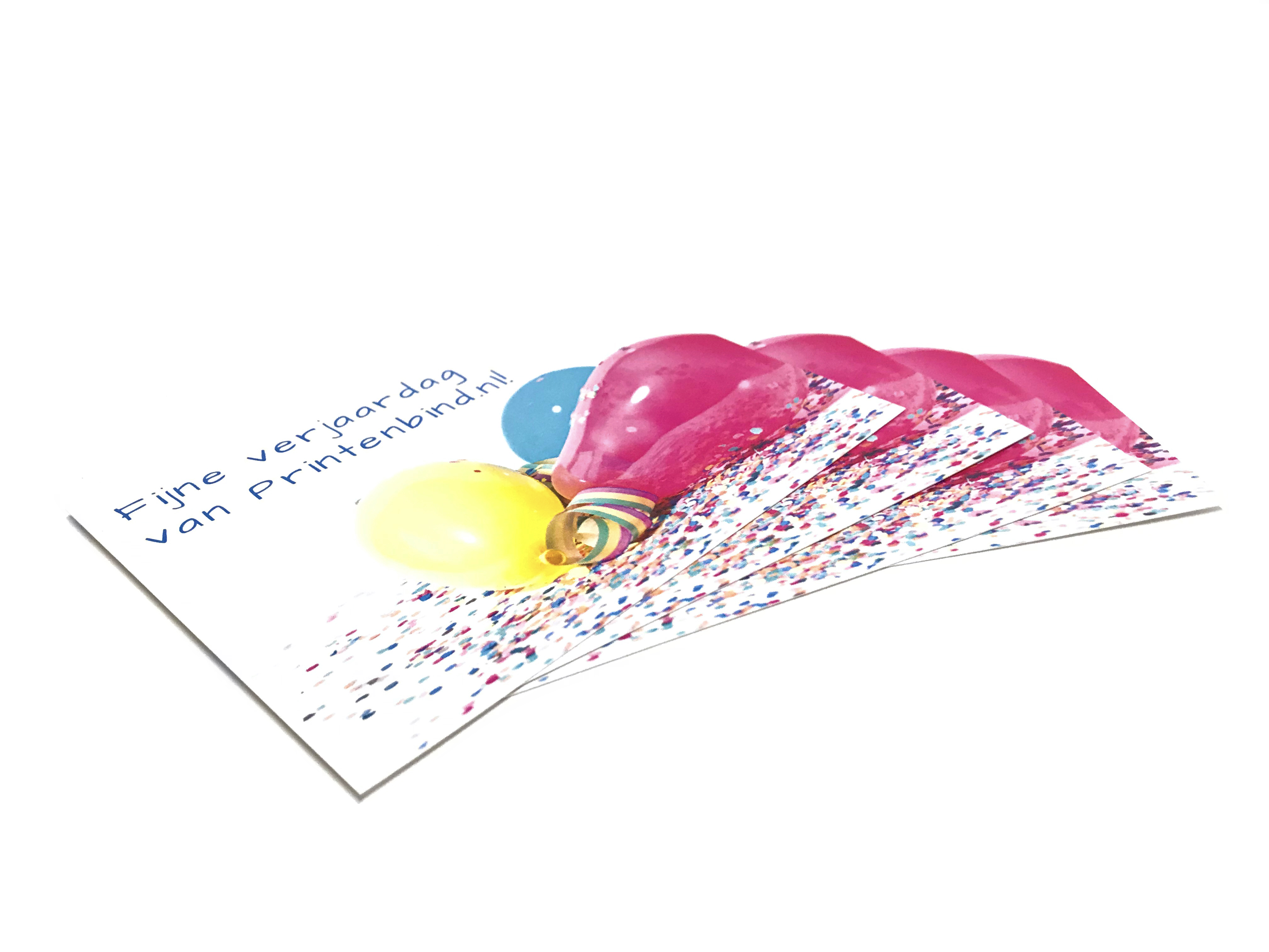 Print birthday card easily online Print Bind