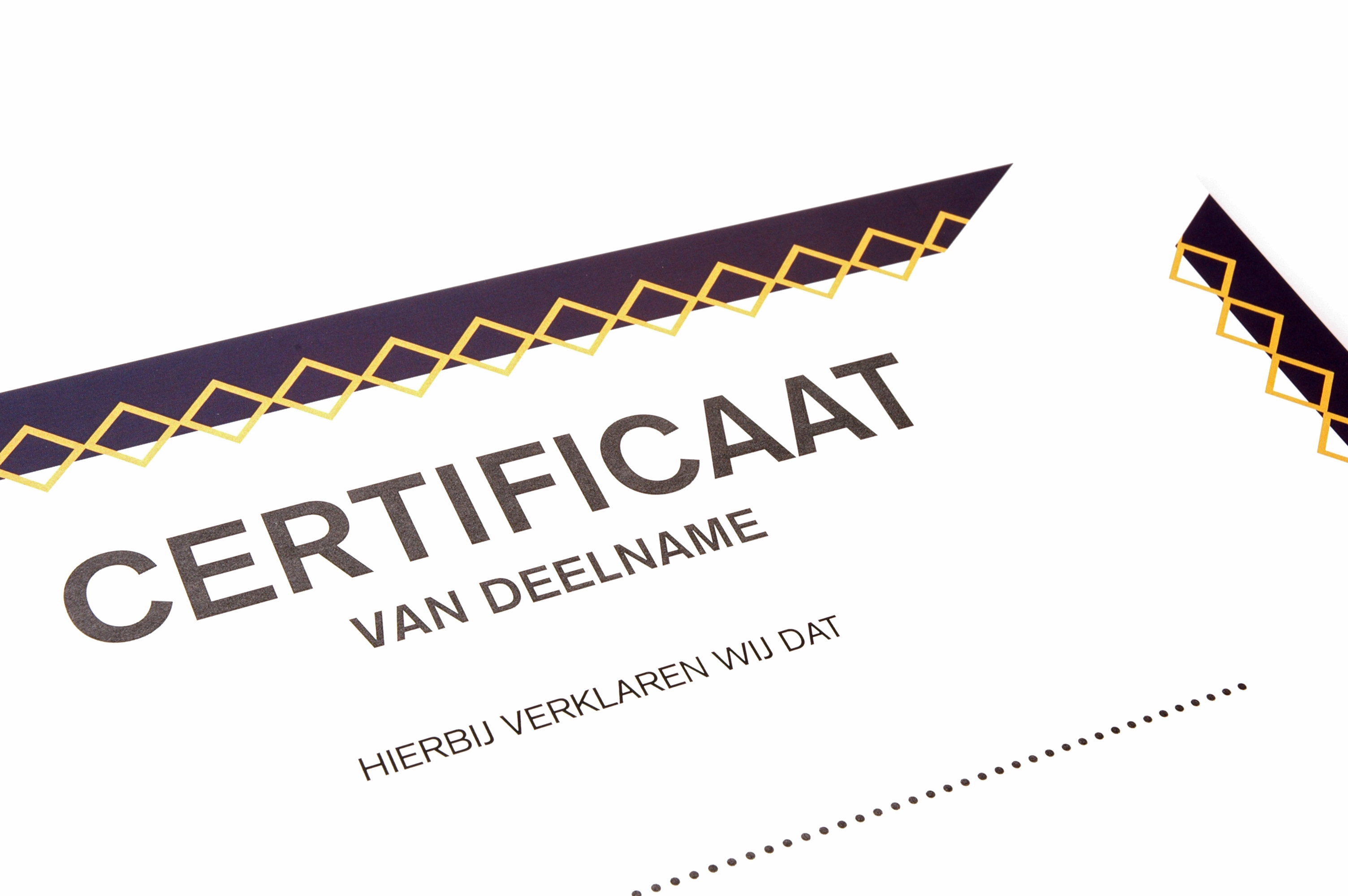 klant Ontwarren verfrommeld Online certificaat printen: gemakkelijk en snel | Print&Bind