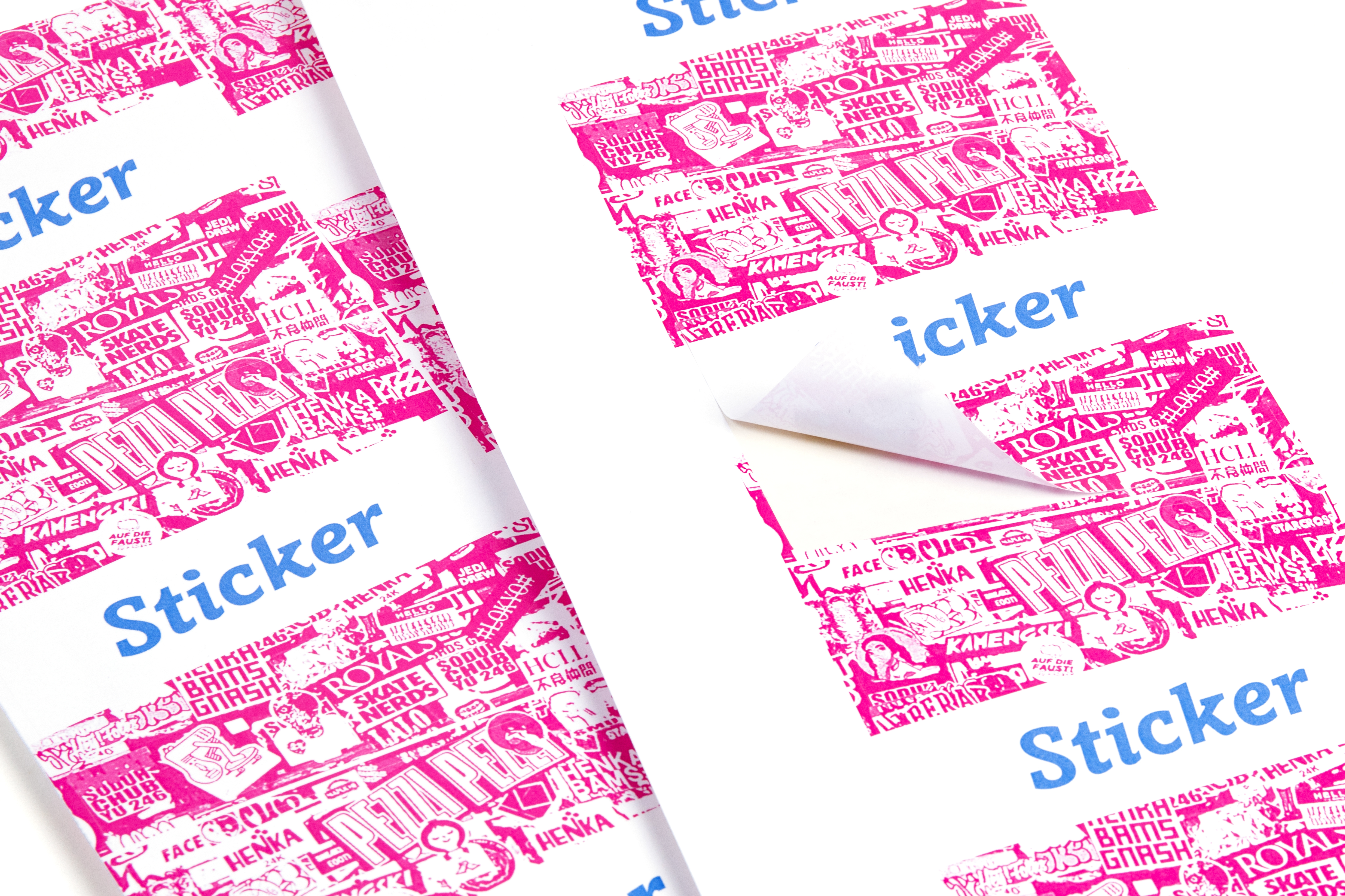 stickers laten drukken: en snel! | Print&Bind