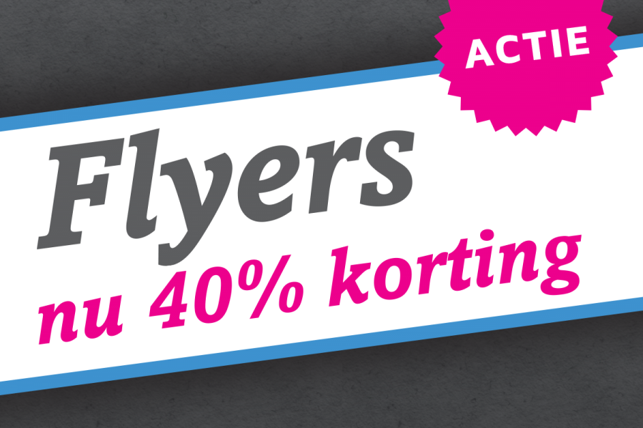 flyer actie printenbind nl actie flyer