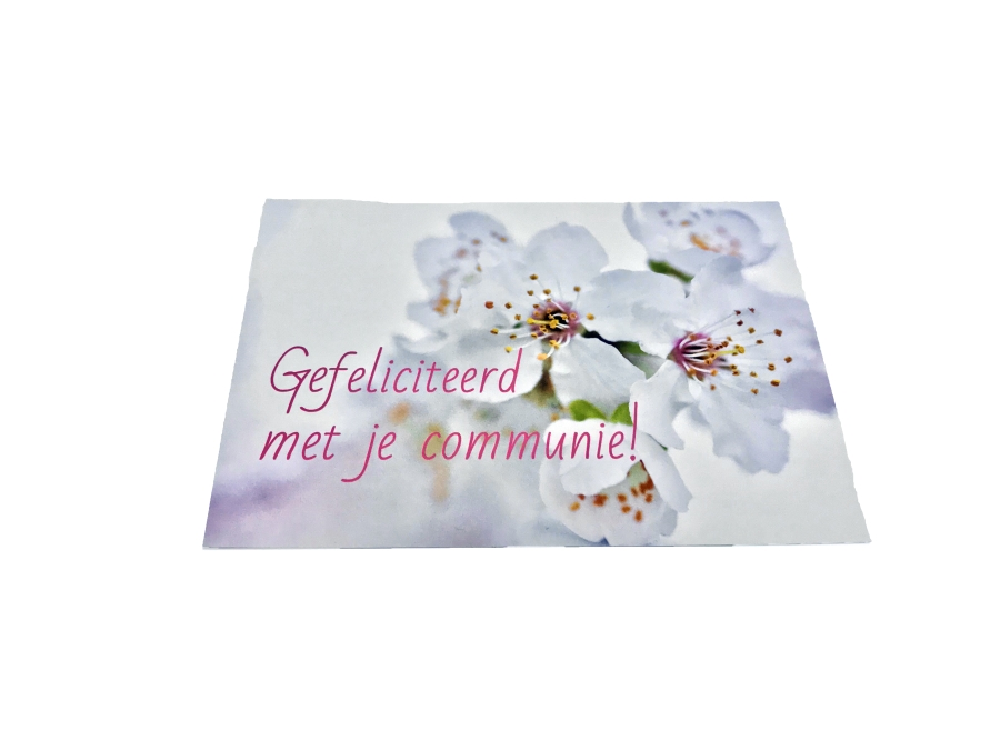 Print Communiekaarten Goedkoop Snel Makkelijk Printenbind Nl Gefeliciteerd Kaart Printen