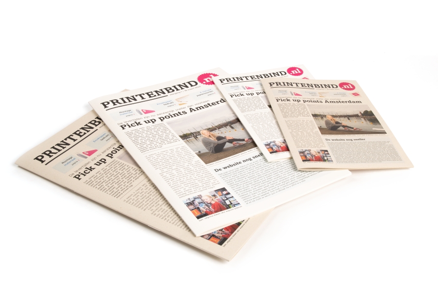 Newspaper printing? Low prices and high quality! Printenbind.nl