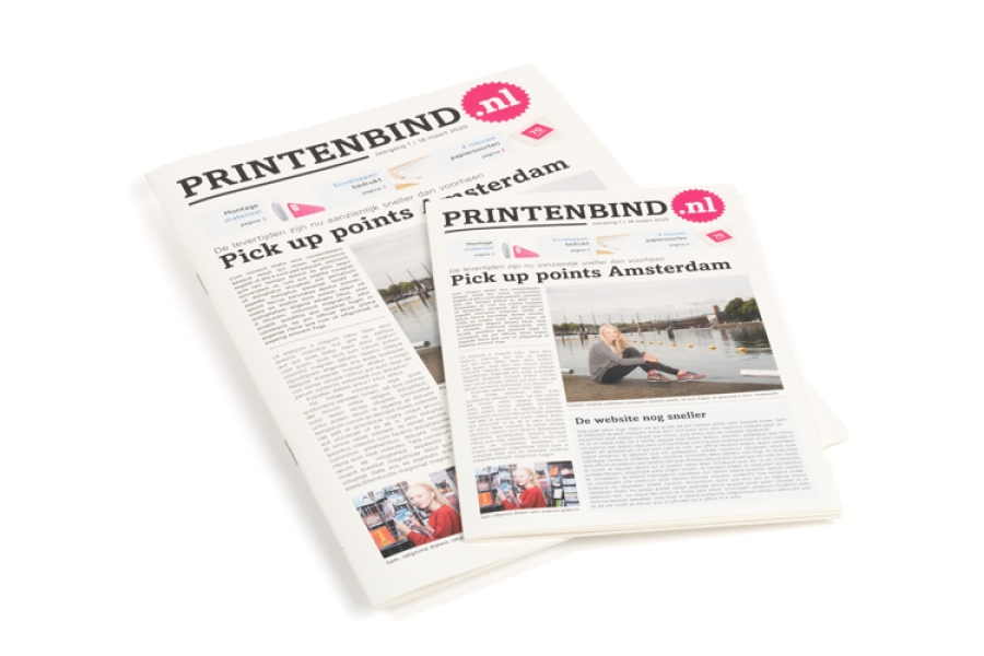Newspaper printing? Low prices and high quality! Printenbind.nl